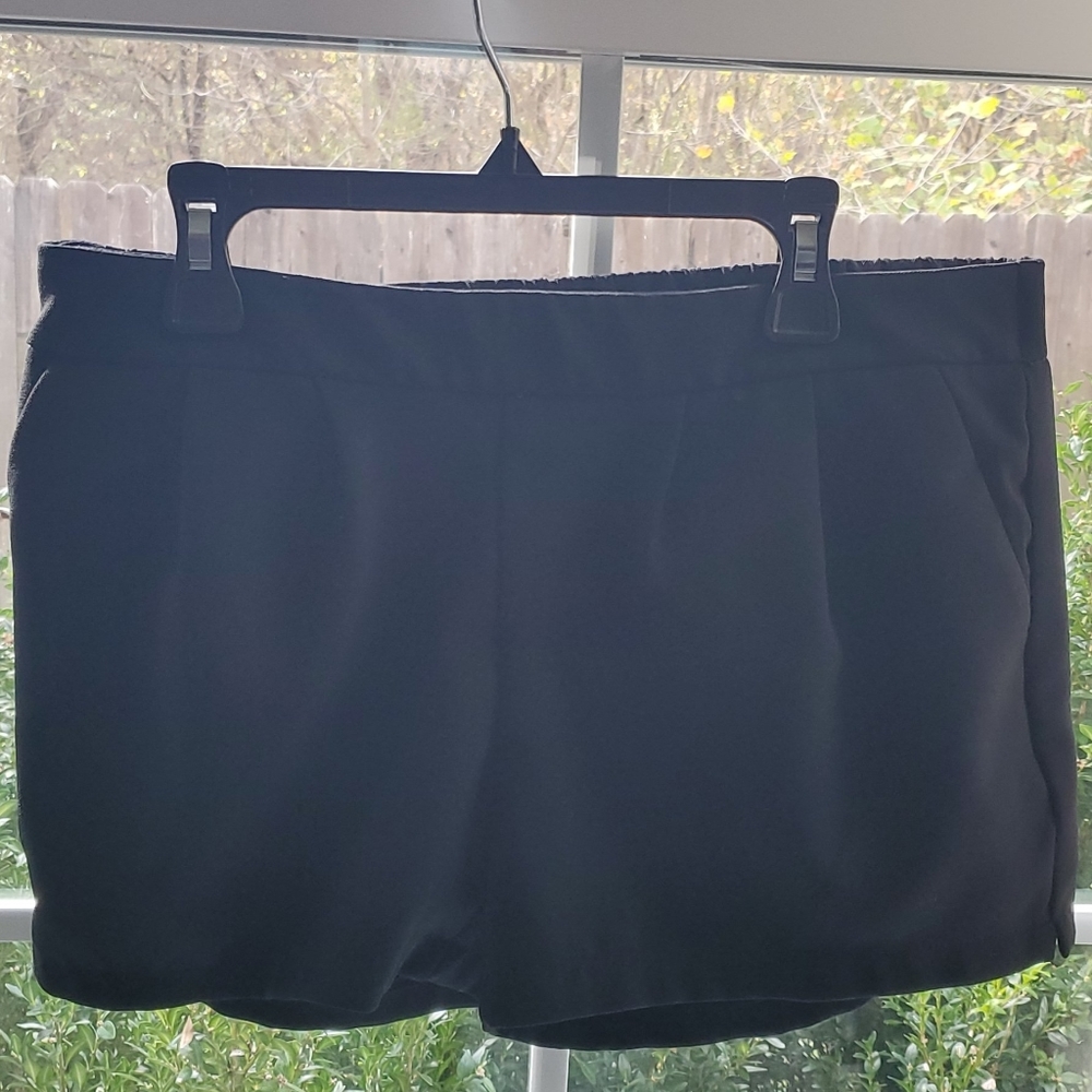 Black shorts size small